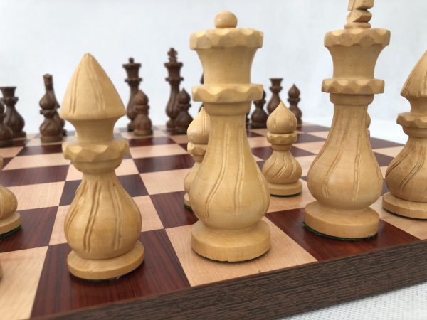 The Eastern Testament Chess Set - Double Weighted in Acacia - Image 7