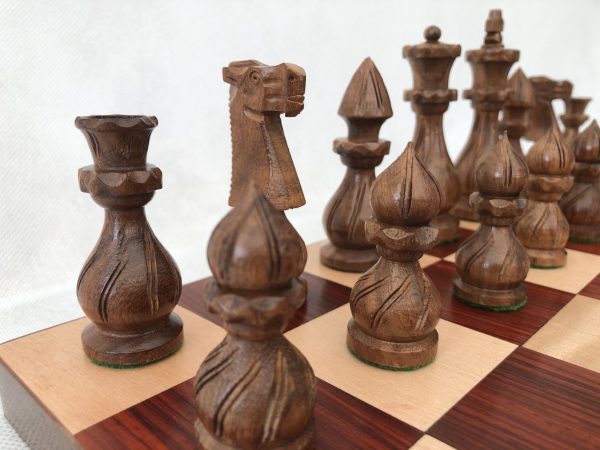 The Eastern Testament Chess Set - Double Weighted in Acacia - Image 8