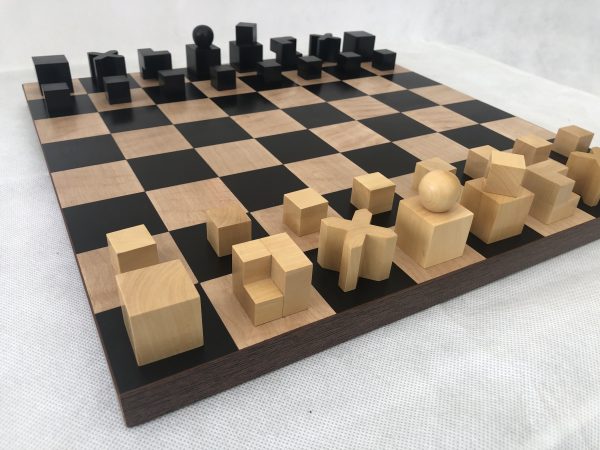Bauhaus Ebonised Chess Set - Image 32