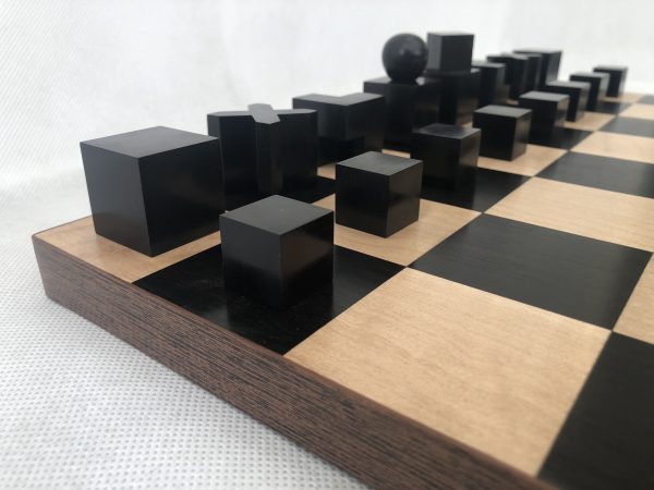 Bauhaus Ebonised Chess Set - Image 3