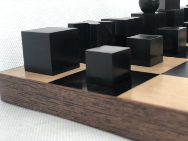 Bauhaus Ebonised Chess Set - Image 4