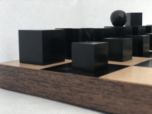 Bauhaus Ebonised Chess Set - Image 5