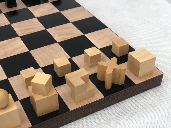 Bauhaus Ebonised Chess Set - Image 7
