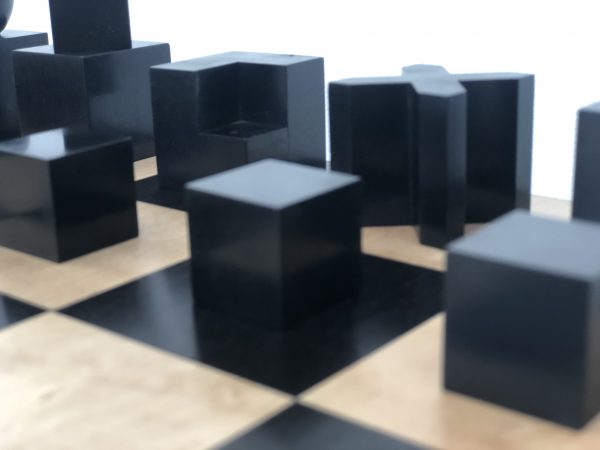 Bauhaus Ebonised Chess Set - Image 9