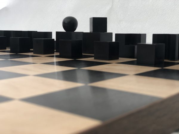 Bauhaus Ebonised Chess Set - Image 10