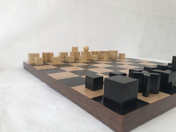 Bauhaus Ebonised Chess Set - Image 13