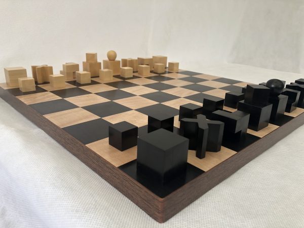 Bauhaus Ebonised Chess Set - Image 14