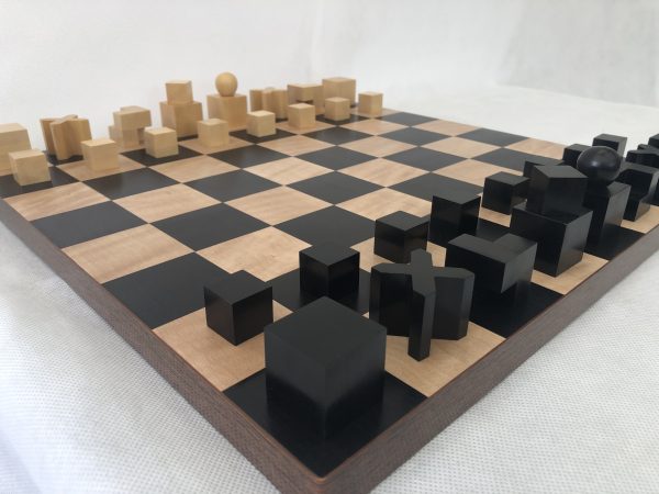 Bauhaus Ebonised Chess Set - Image 17