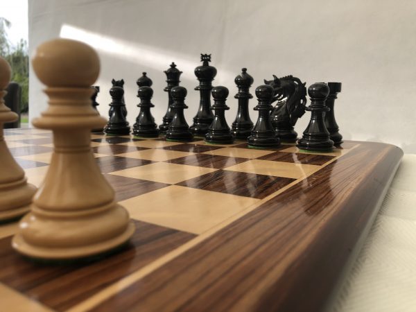 The Oxford - Ebony Triple Weight Chess Set - SECONDS - Image 3