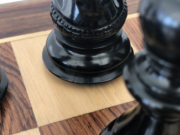 The Oxford - Ebony Triple Weight Chess Set - SECONDS - Image 4