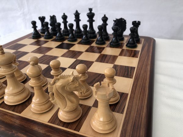 The Oxford - Ebony Triple Weight Chess Set - SECONDS - Image 6
