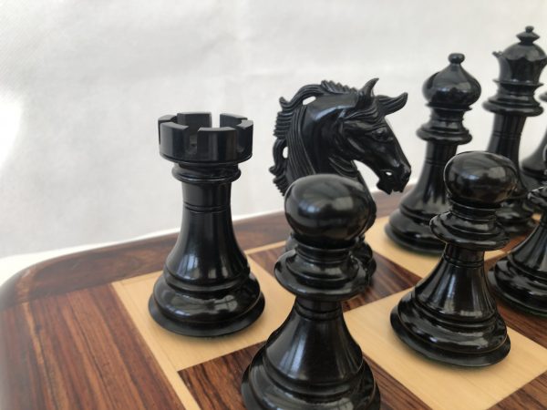 The Oxford - Ebony Triple Weight Chess Set - SECONDS - Image 10