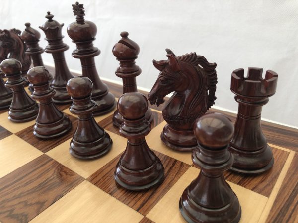 The Oxford - Bud Rosewood Triple Weight Chess Set - Image 22