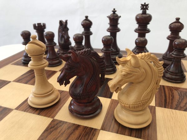 The Oxford - Bud Rosewood Triple Weight Chess Set - Image 7