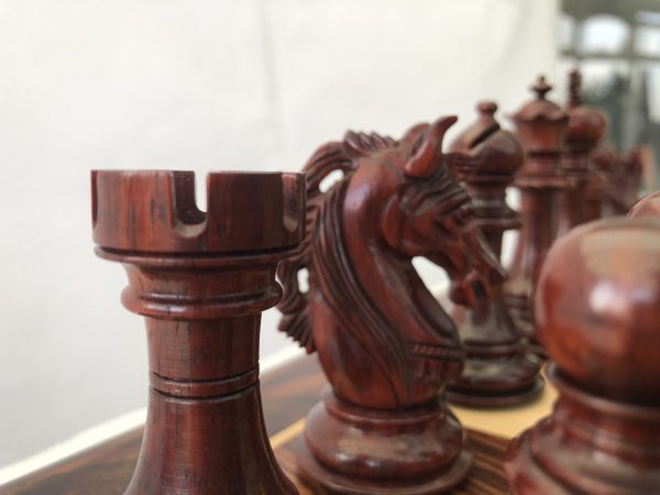 The Oxford - Bud Rosewood Triple Weight Chess Set - Image 12