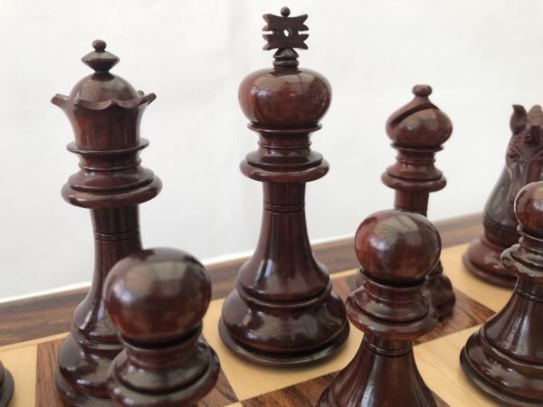 The Oxford - Bud Rosewood Triple Weight Chess Set - Image 14