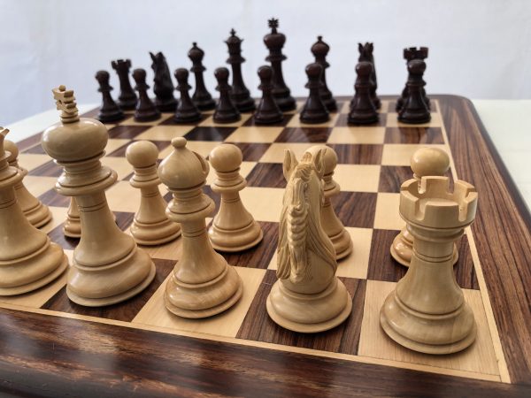 The Oxford - Bud Rosewood Triple Weight Chess Set - Image 21