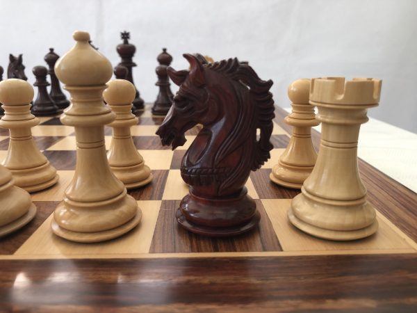 The Oxford - Bud Rosewood Triple Weight Chess Set - Image 4