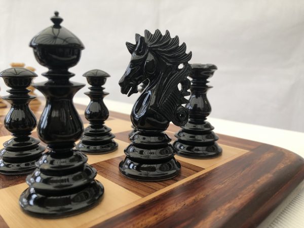 The Renaissance - Gloss Ebony Triple Weight Chess Set - Image 15