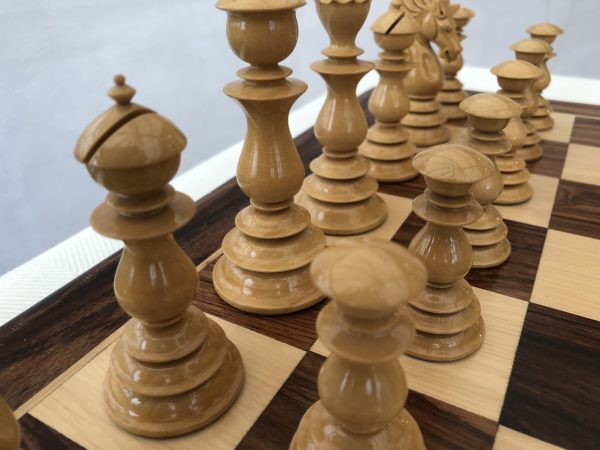 The Renaissance - Gloss Bud Rosewood Triple Weight Chess Set - Image 18