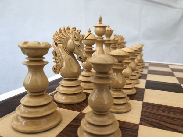 The Renaissance - Gloss Bud Rosewood Triple Weight Chess Set - Image 17