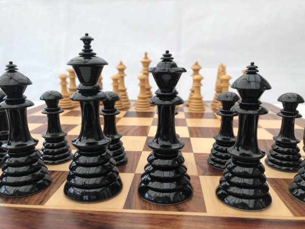 The Parisian - Ebony Triple Weight Chess Set -Limited Edition - Image 2
