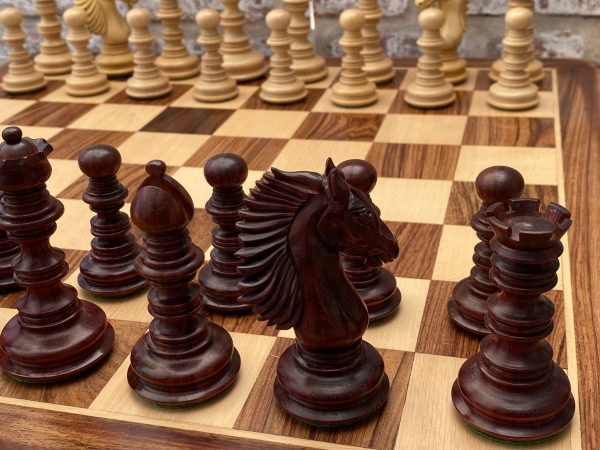 The Moroccan - Bud Rosewood Triple Weight Chess Set - Image 14