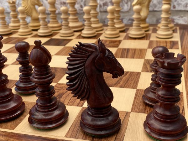 The Moroccan - Bud Rosewood Triple Weight Chess Set - Image 15