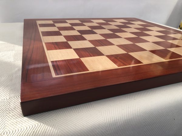 Redwood Chess Board with 2.2 inch Squares - Image 5