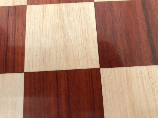 Redwood Chess Board with 2.2 inch Squares - Image 2