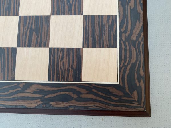 Mahogany and Maple Gloss Chess Board 2in Squares