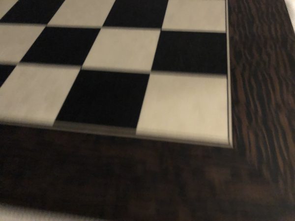 Ebony and Maple Matt Chess Board 2.4 inch Squares SECONDS - Image 11