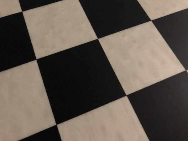Ebony and Maple Matt Chess Board 2.4 inch Squares SECONDS - Image 5