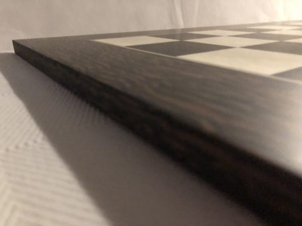 Ebony and Maple Matt Chess Board 2.4 inch Squares SECONDS - Image 8