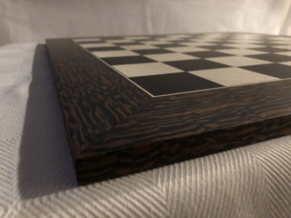 Ebony and Maple Matt Chess Board 2.4 inch Squares SECONDS - Image 9