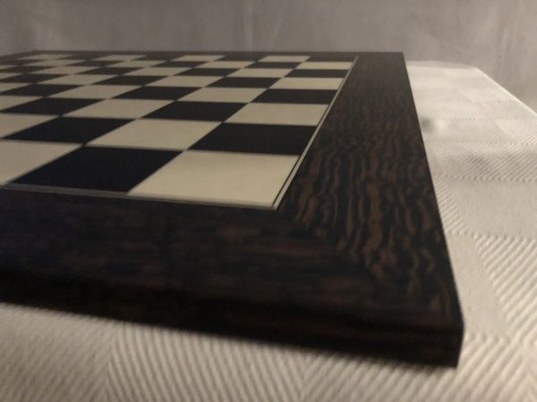 Ebony and Maple Matt Chess Board 2.4 inch Squares SECONDS - Image 10