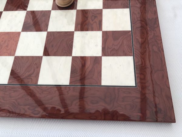Red Gloss Chess Board 2.3in Squares - Image 4