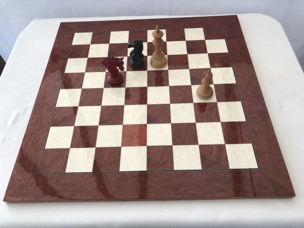 Red Gloss Chess Board 2.3in Squares - Image 2