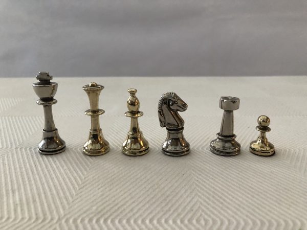 Small Metal Staunton Chess from Manopoulos - Image 10