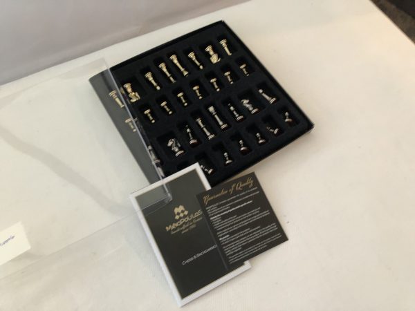 Small Metal Staunton Chess from Manopoulos - Image 15
