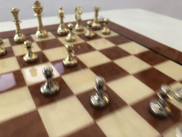 Small Metal Staunton Chess from Manopoulos - Image 21