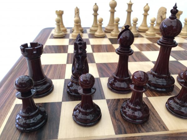 The Budapest Chess Set in Bud Rosewood - Image 6