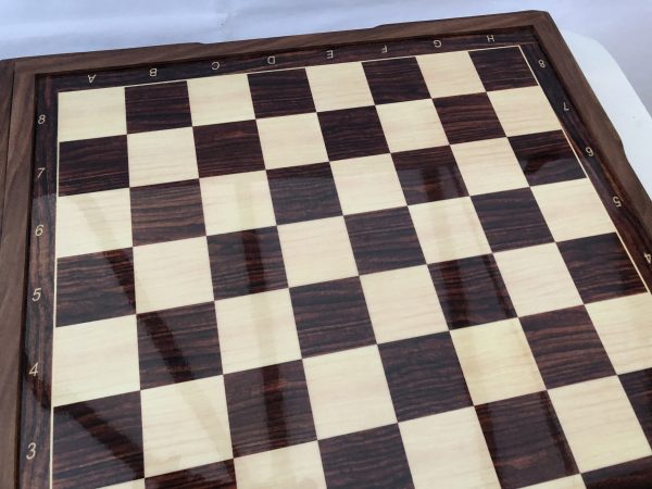 Large Acacia Board/Case in Brown and Cream - Image 15