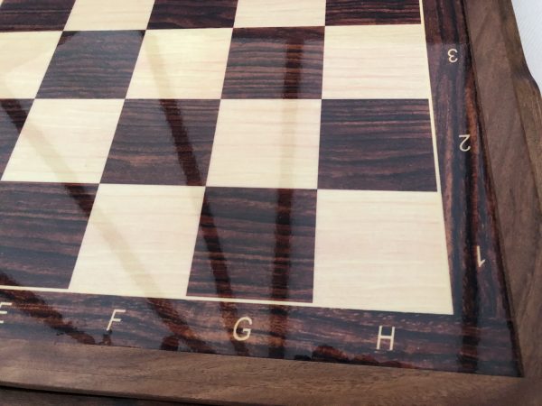 Large Acacia Board/Case in Brown and Cream - Image 8