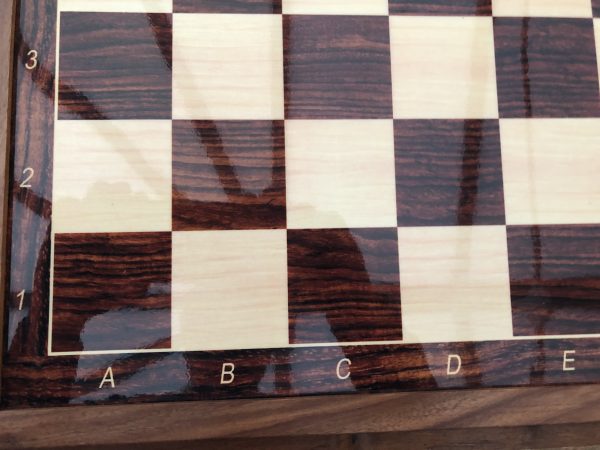 Large Acacia Board/Case in Brown and Cream - Image 9