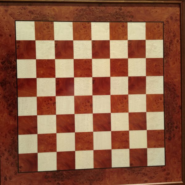 Redwood Italfama Root Chess Board 2 inch Squares