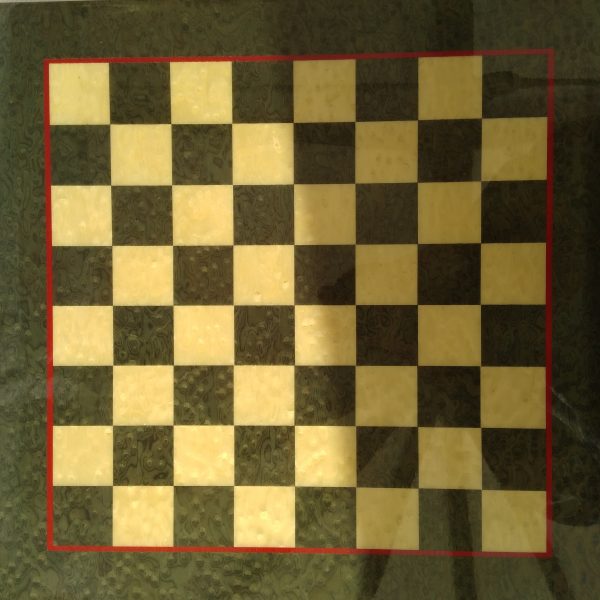 Green Italfama Root Chess Board 2 inch Squares
