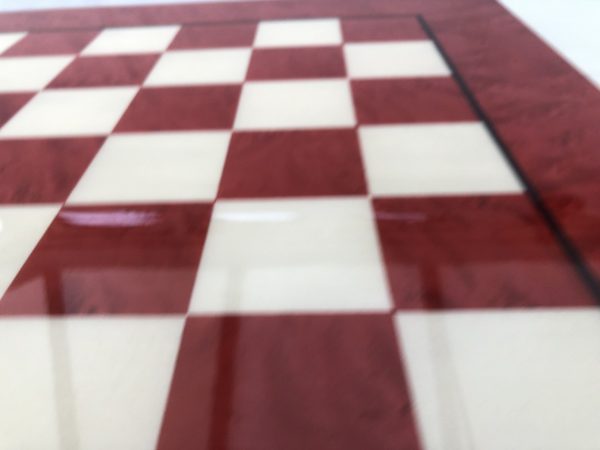 Red/Brown Gloss Chess Board 1.75in Squares - Image 13