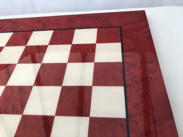 Red/Brown Gloss Chess Board 1.75in Squares - Image 14