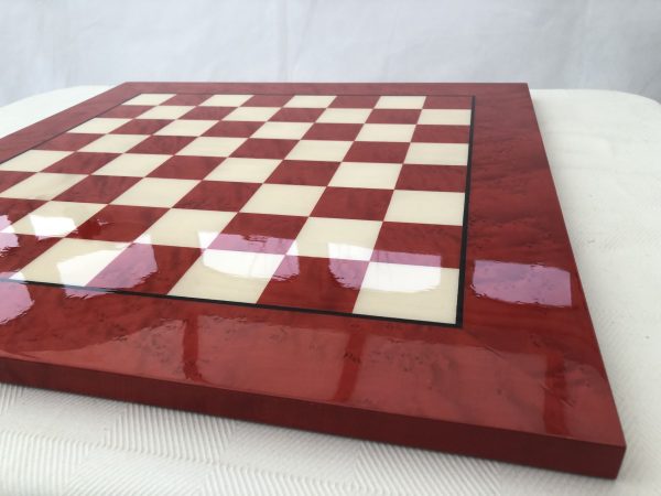 Red/Brown Gloss Chess Board 1.75in Squares - Image 2